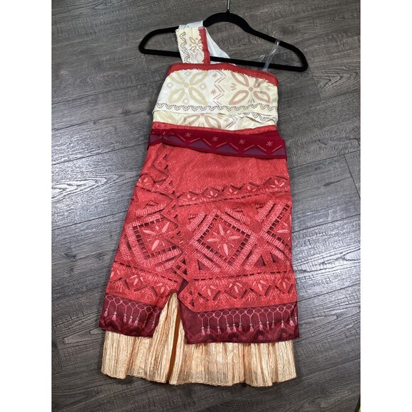 Disney Moana Kids Costume Dress 10/12  Casual Halloween Party Fall Outfits NWOT - Picture 1 of 7